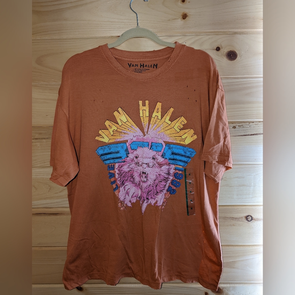 Women's Van Halen distressed T-shirt